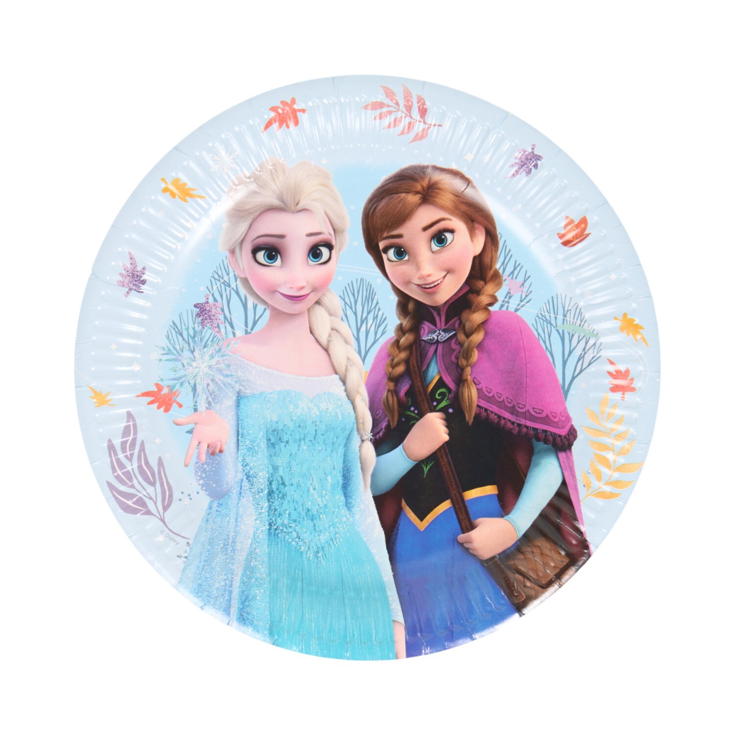 Pack of 8 Frozen Idyllic Paper Plates Image 2