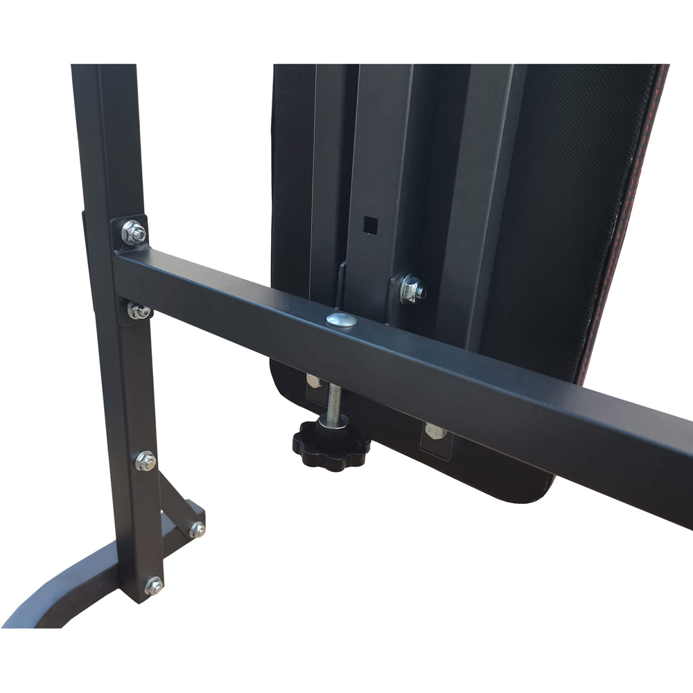 HXGN Black Barbell Bench with Leg Developer Image 3