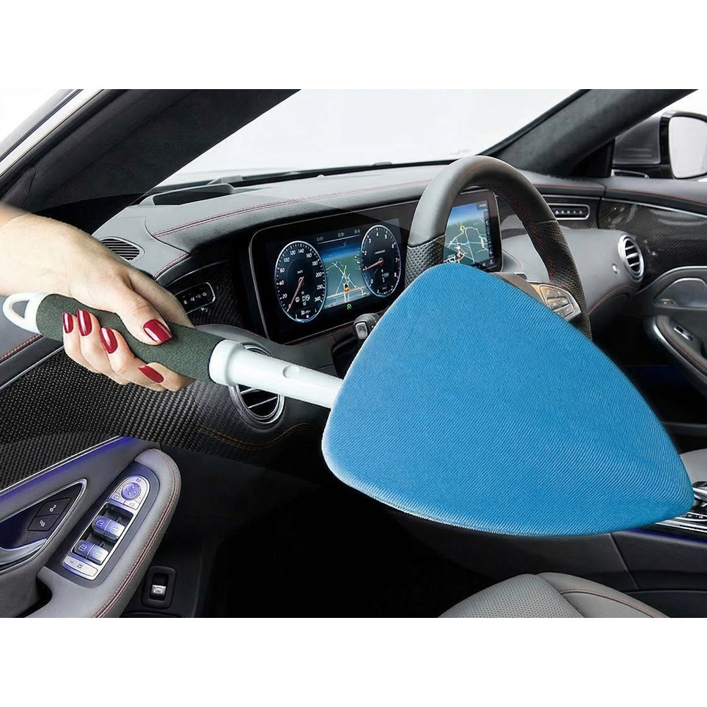 Avilo Windscreen Buddy Extra-Long Handle Cleaning Wand with Pivoting Head 2 Pack Image 2