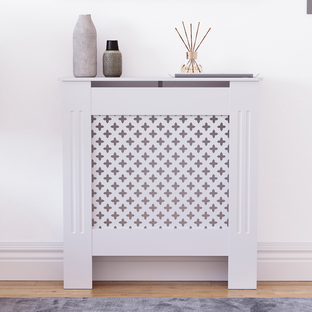 VIDA DESIGNS Oxford White Radiator Cover Small Image 5