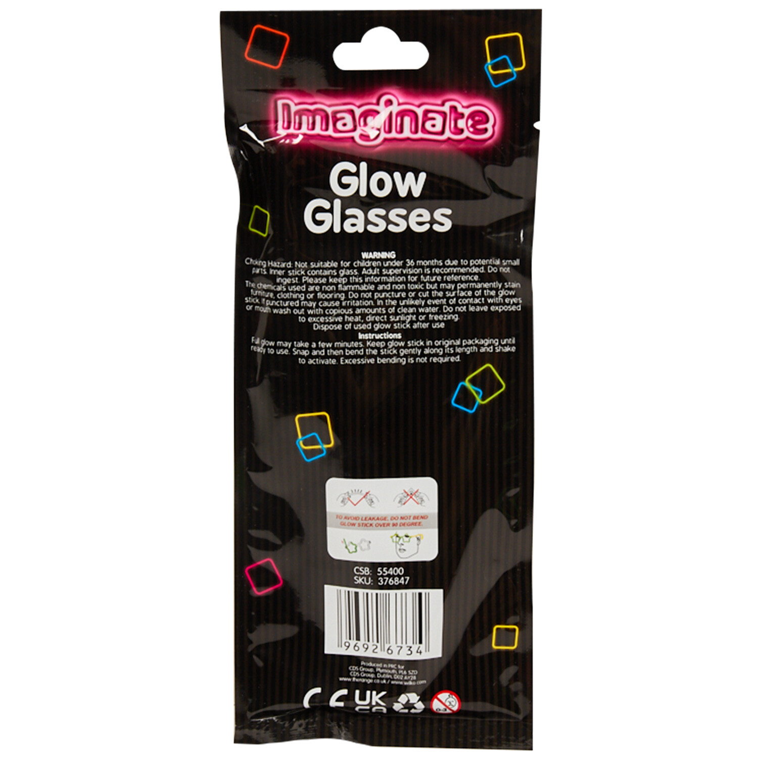 Glow Glasses - Green or Pink Image 2