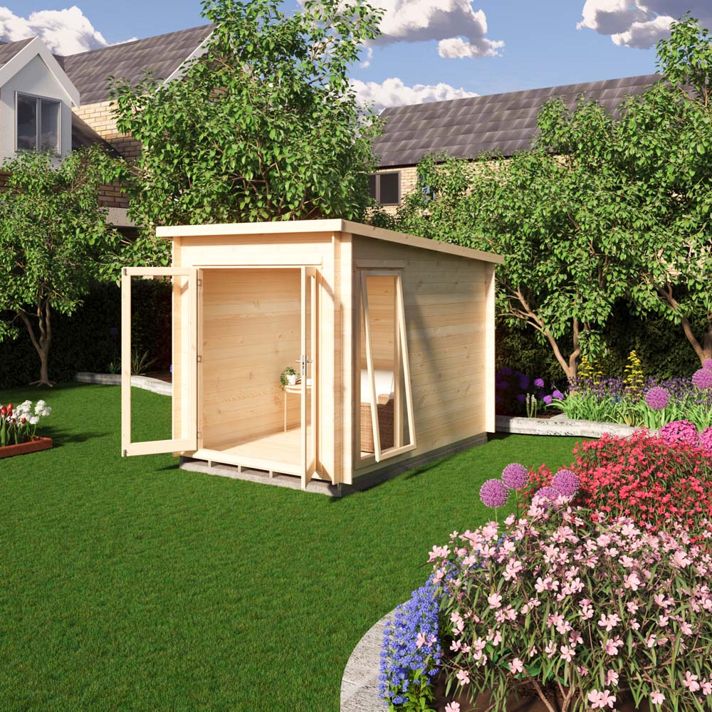 Shire Tilney 7 x 10ft Pent Garden Log Cabin Image 5