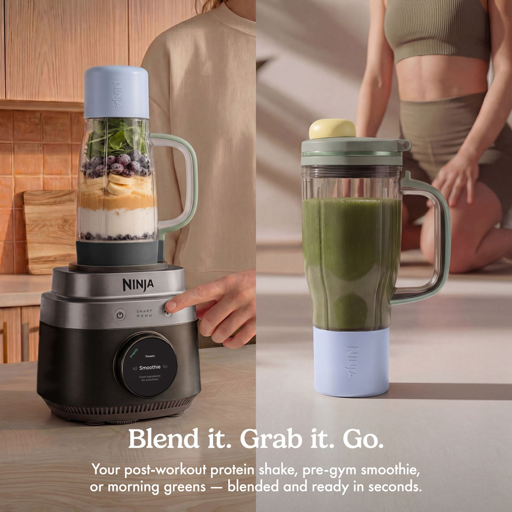 Ninja CrushBOSS LB301UKBK 2-in-1 Onyx 2.1L Blender Duo with BlendBOSS Tumbler Image 6