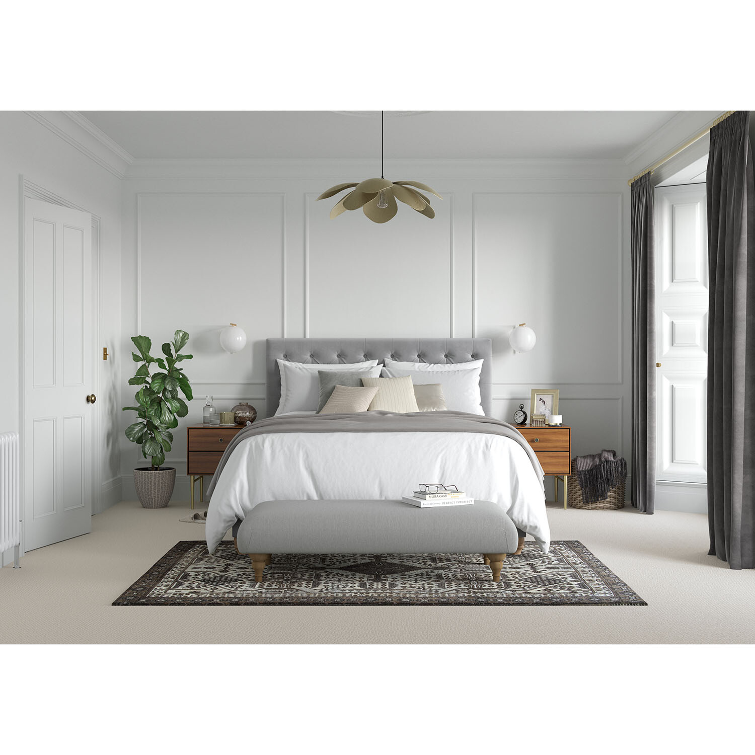 Dulux Heritage Walls and Ceilings Turtledove Grey Velvet Matt Emulsion Paint 2.5L Image 12