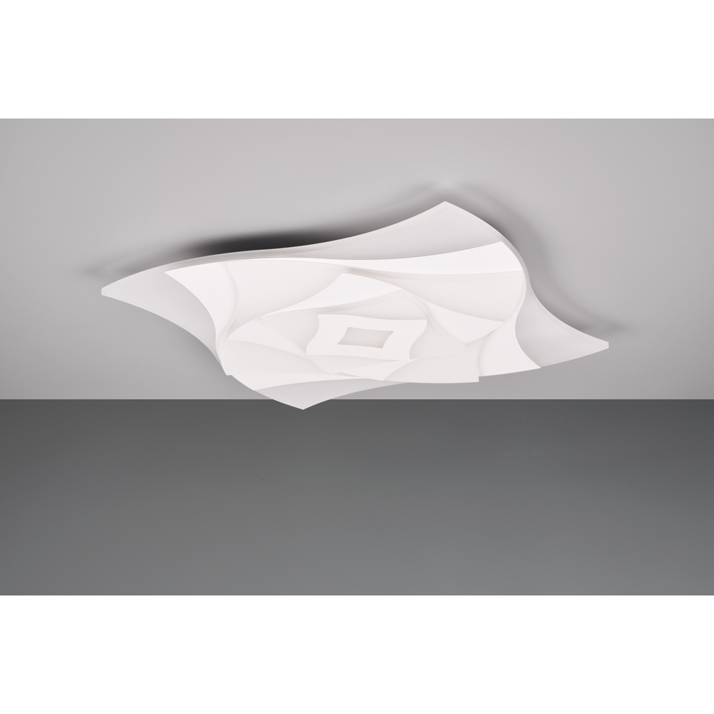 TRIO Akita White LED Ceiling Light Image 7