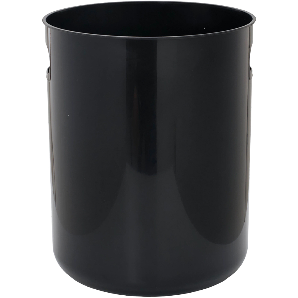 Living and Home Cream Rubbish Bin with Press Lid and Castors 11.5L Image 5