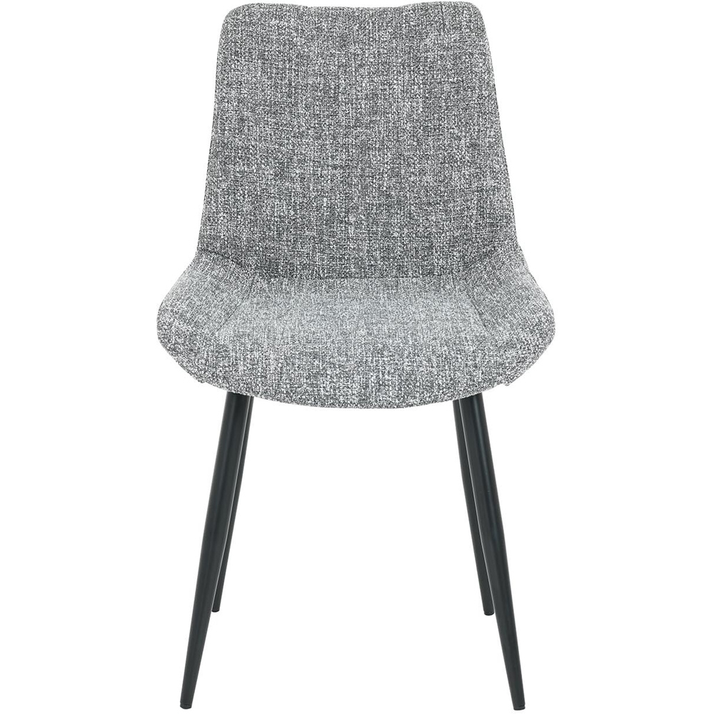 Marcellini Set of 2 Grey and Black Dining Chair Image 2