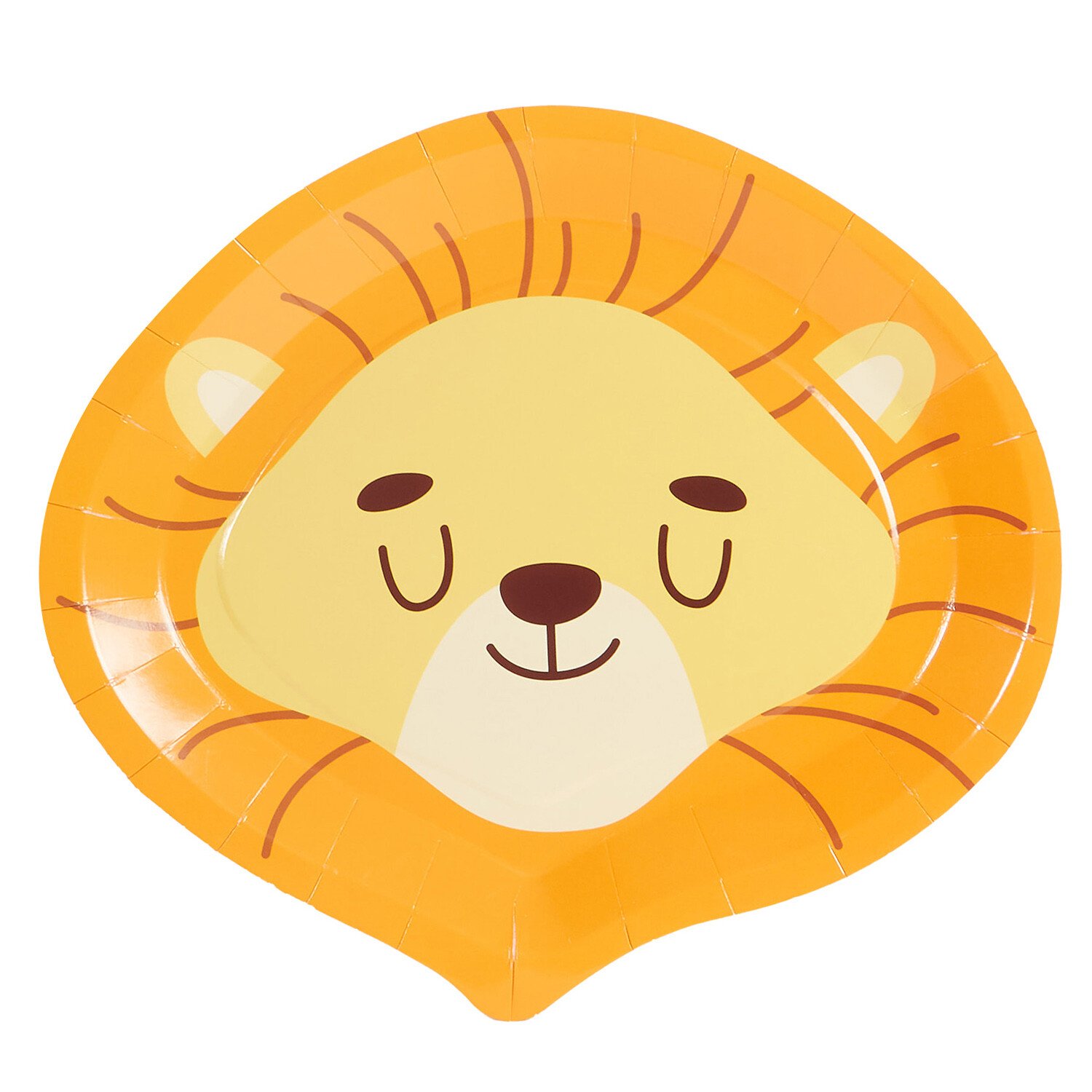 Pack of 8 Safari Party Plates - Multicolour Image 5