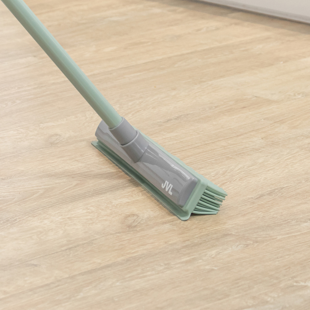 JVL Green Rubber Broom Image 2