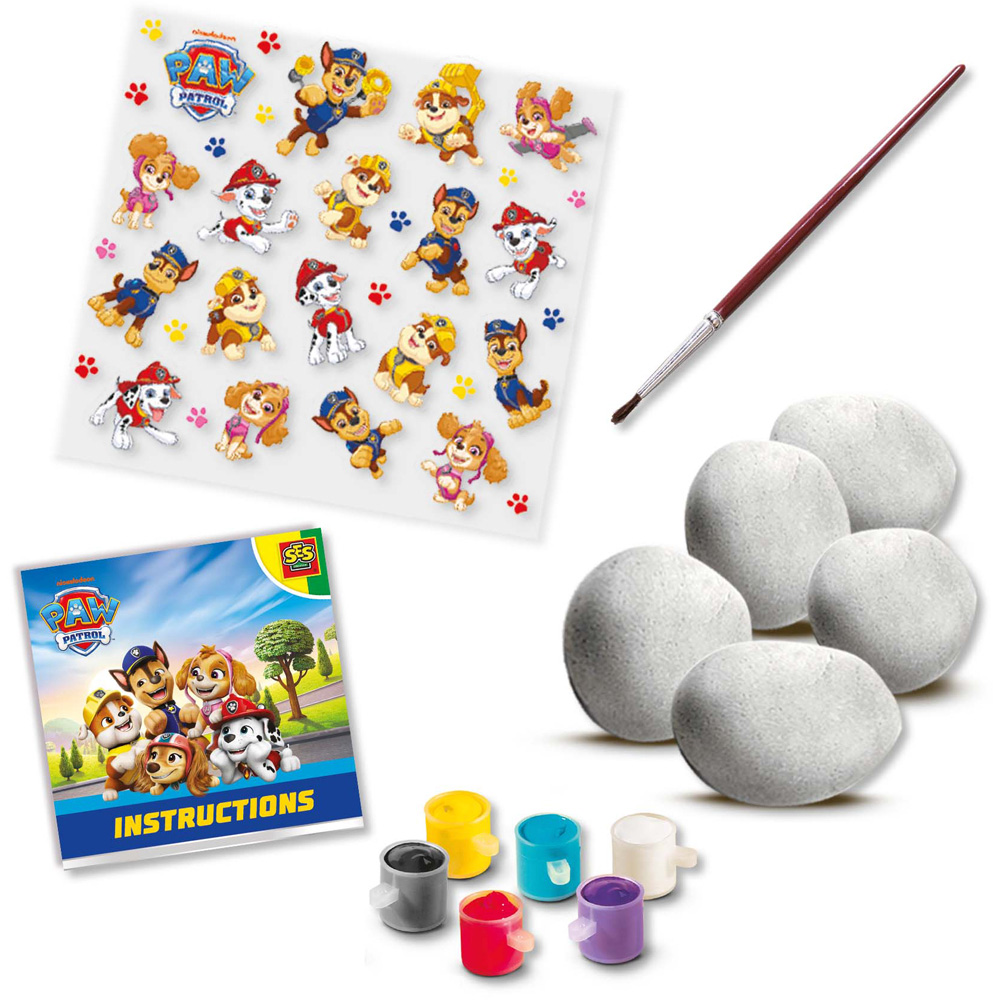 SES Creative Paw Patrol Rock Painting Kit Image 2