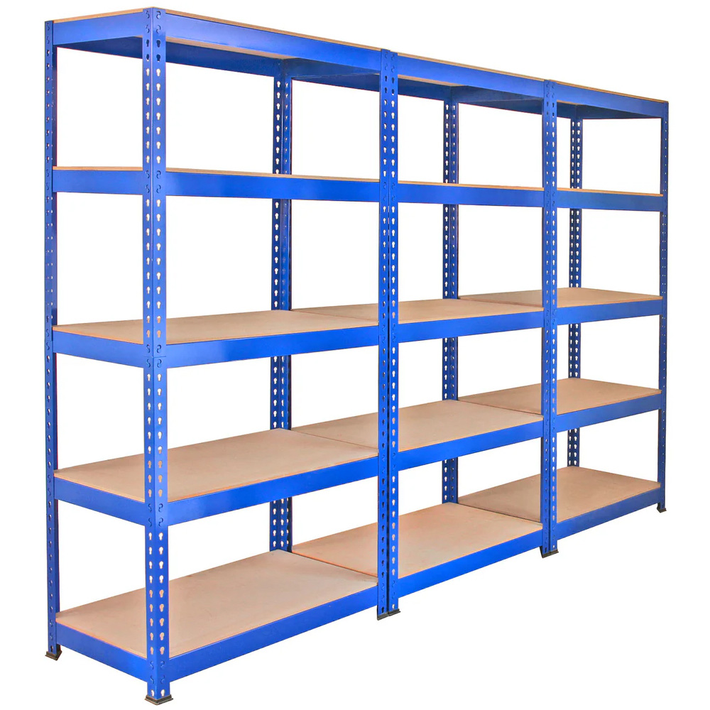 Monster Shop Q-Rax Blue Metal Racking Units 182.5 x 90 x 50cm 10 Pack Image 5