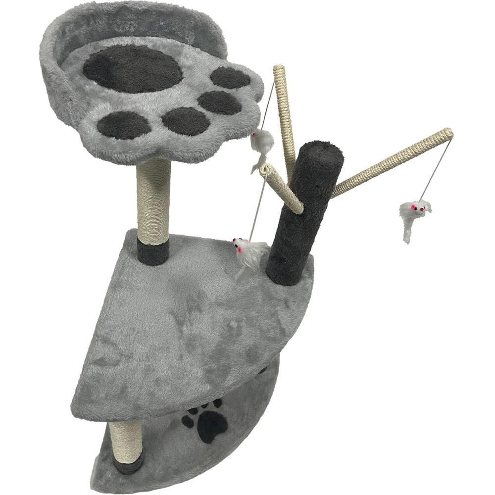 Mullion 3 Tier Cat Post - Grey Image 4