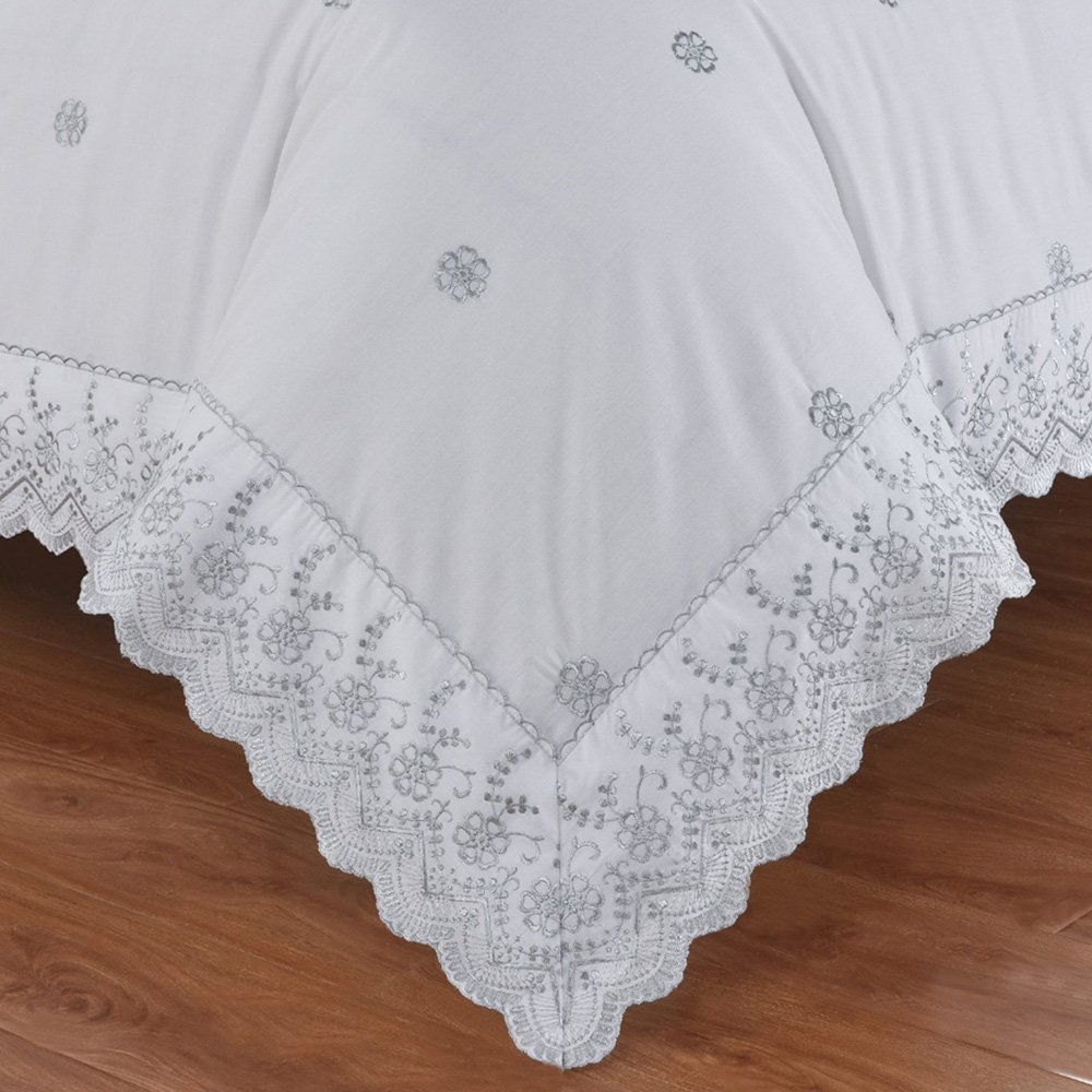 Serene Gabrielle King Size Floral Duvet Cover Set Image 3