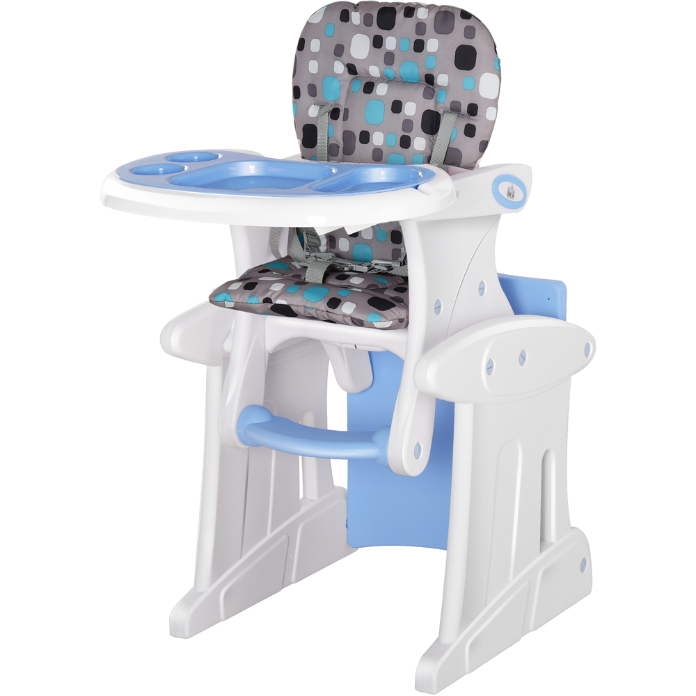 Portland Blue Baby High Chair Booster Seat Image 2