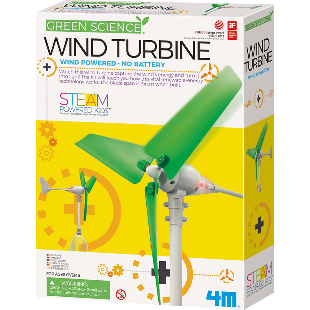 4M Green Science Your Own Wind Turbine Science Kit Image 1