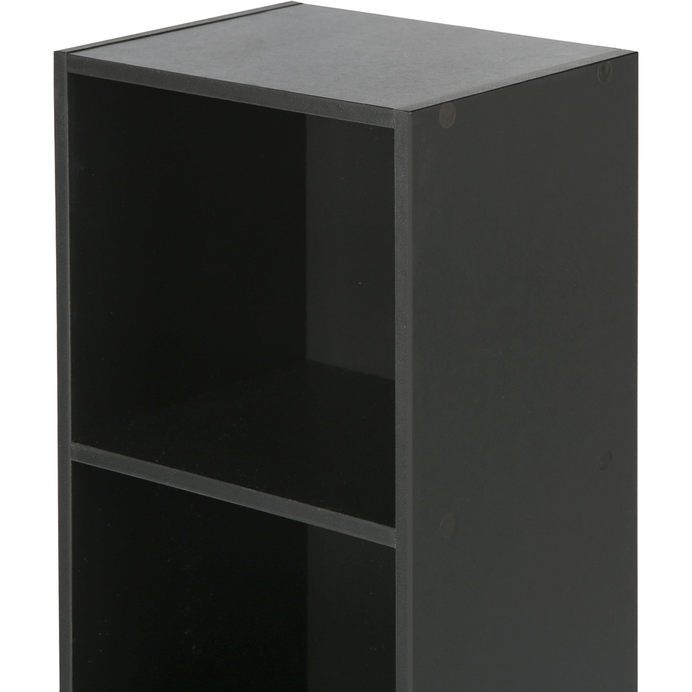 Jane 4 Shelf Black Cube Storage Unit Image 6
