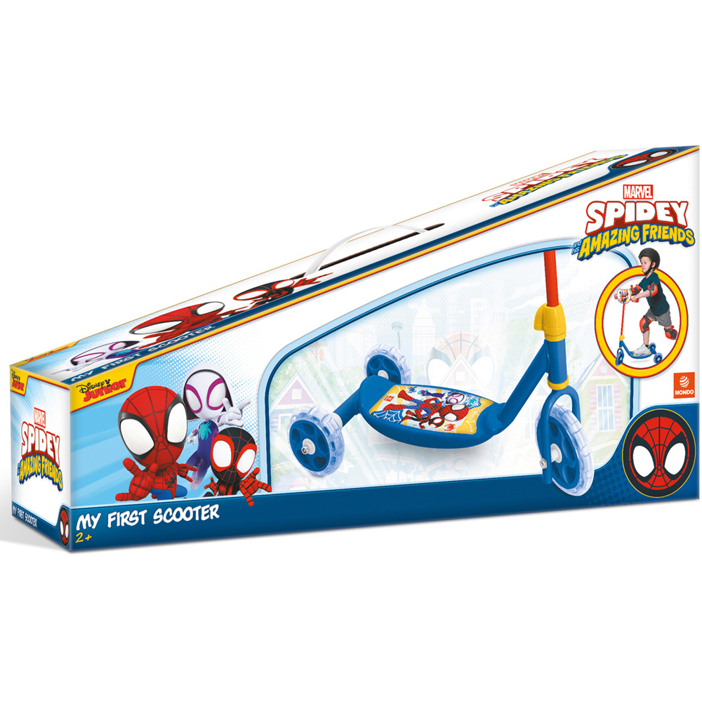 Mondo Kids Marvel Spidey 3 Wheel My First Scooter with Lean-to-Steer Design Image 3