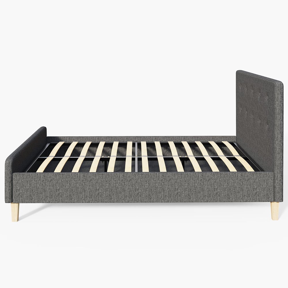 Ashbourne Bed Frame 135cm Grey Image 5