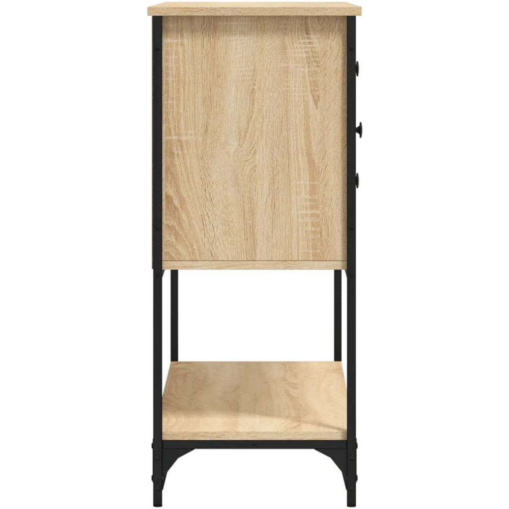 vidaXL 2 Door 2 Drawer Single Shelf Sonoma Oak Sideboard Image 7