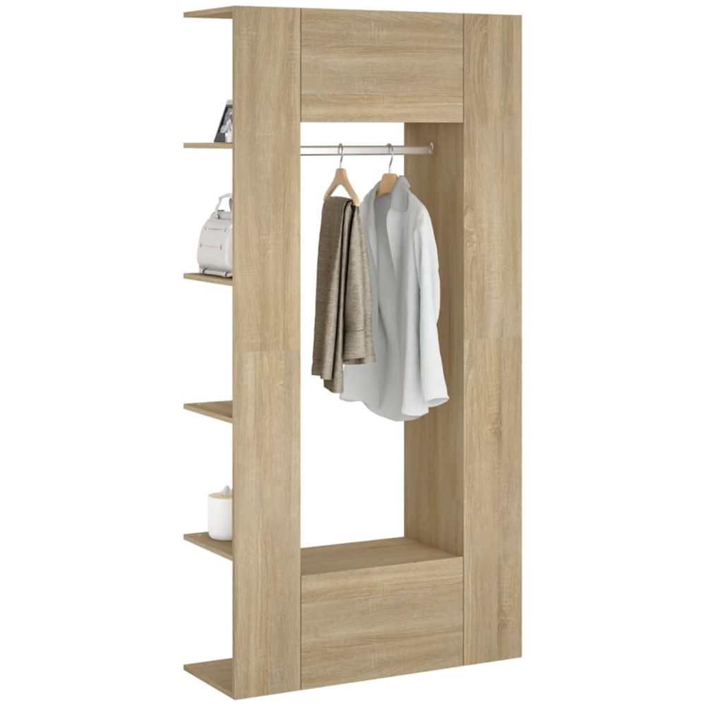 vidaXL Sonoma Oak Hallway Cabinet Set of 2 Image 4