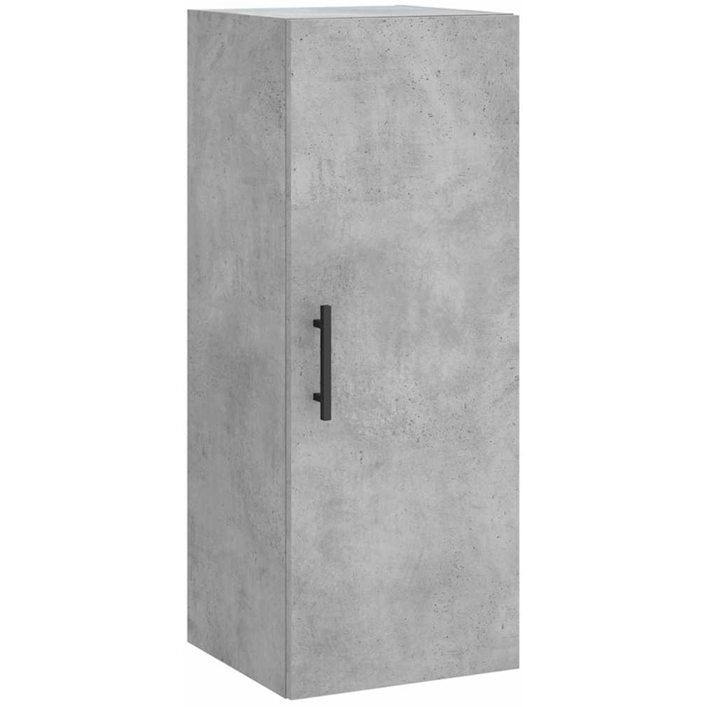 vidaXL 2 Door Concrete Grey Wooden Highboard Image 7