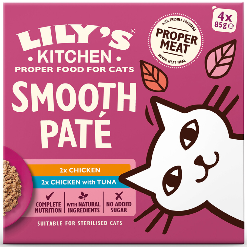 Pack of 4 Lily's Kitchen Cat Smooth Pate Image 2