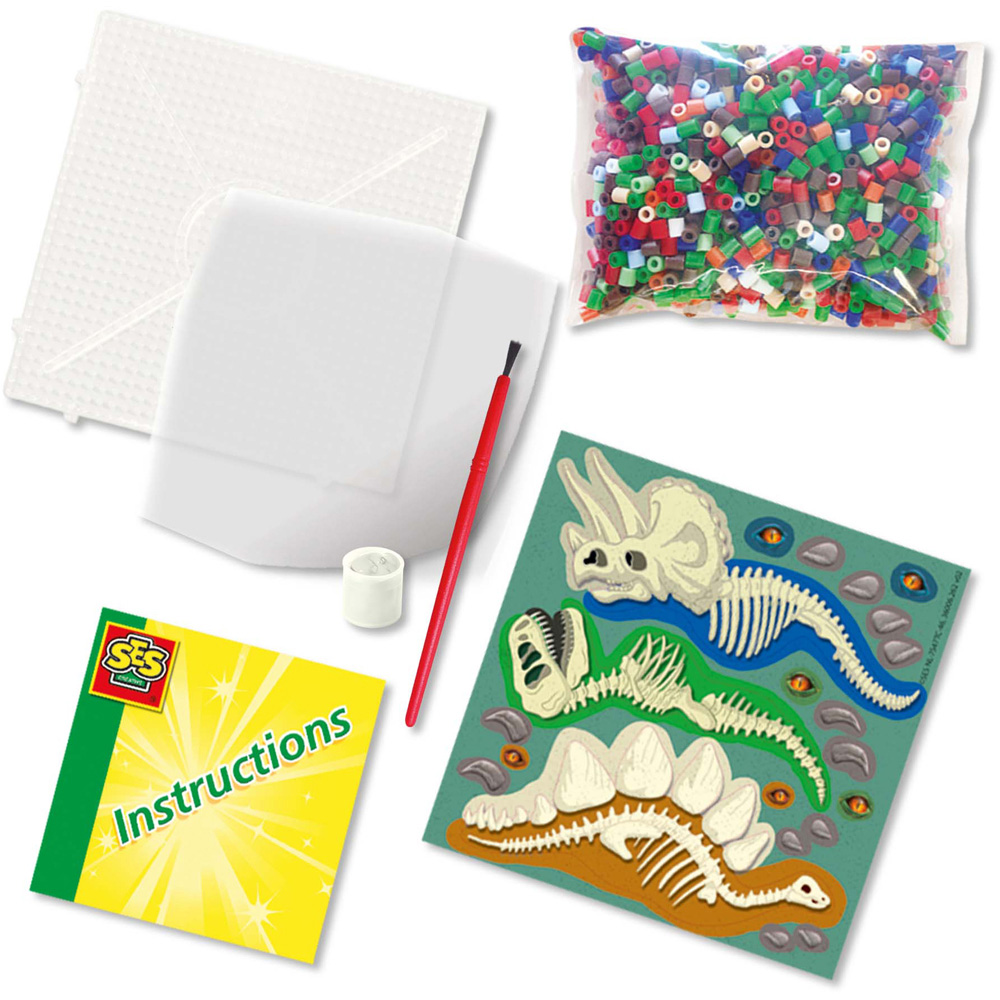 SES Creative Beedz Dinos Iron On Beads Kit 1800 Piece Image 2