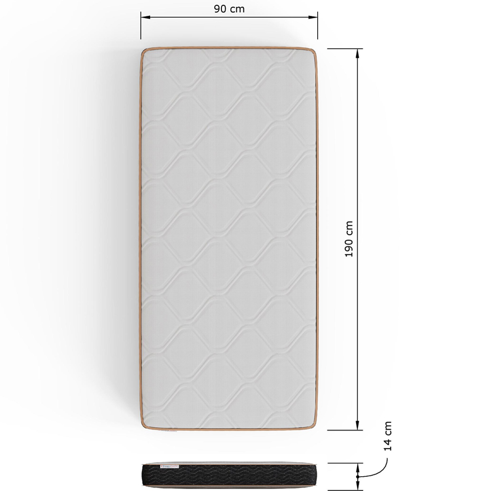 GFW Sleepy Castle Single Bonnell Spring Mattress Image 8