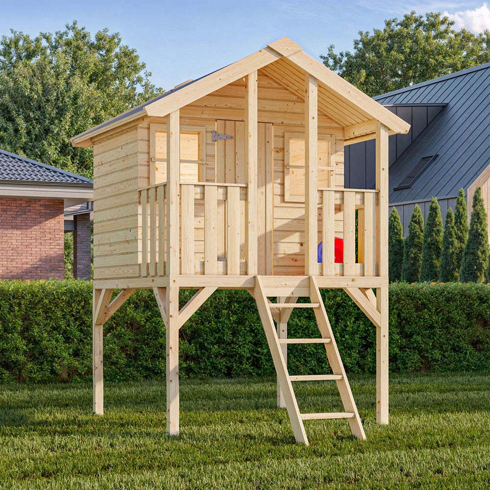 Palmako Toby 6.9 x 9.3ft Kids Wooden Playhouse Image 2