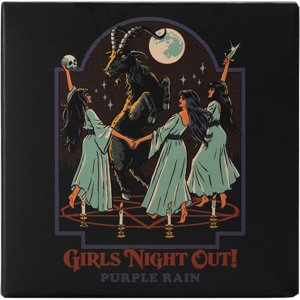 Steve Rhodes Girls Night Out Purple Rain Scented Candle with Black Mug Image 2