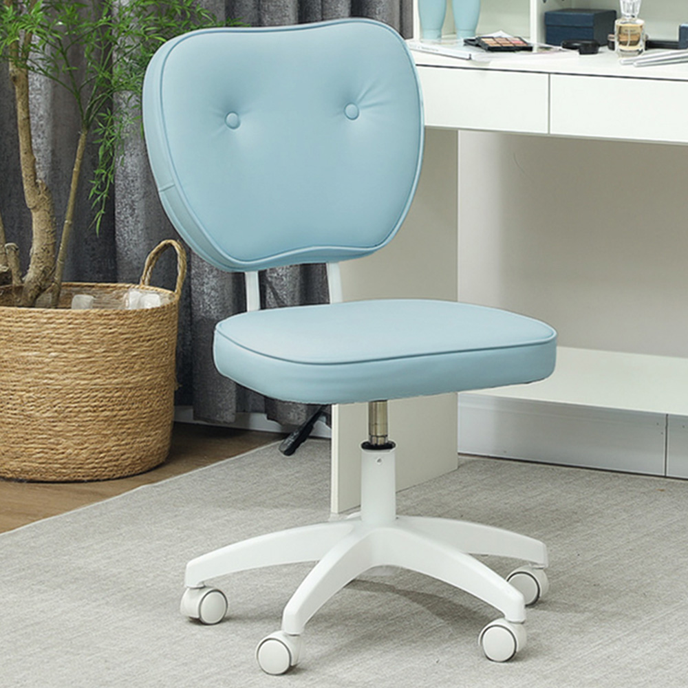 Vinsetto Cream Adjustable Vanity Chair Image 1