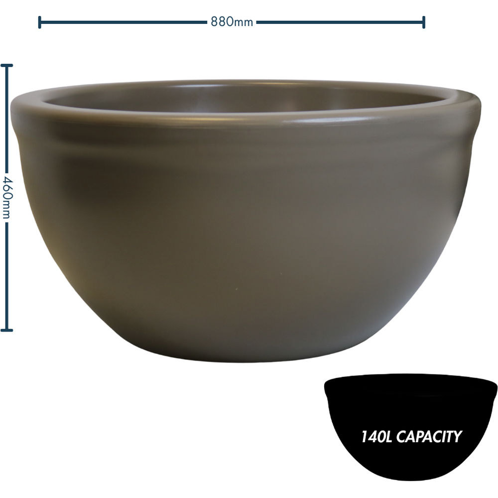 Trifibre Hampton Clay Low Bowl Planter 46 x 88cm Image 7