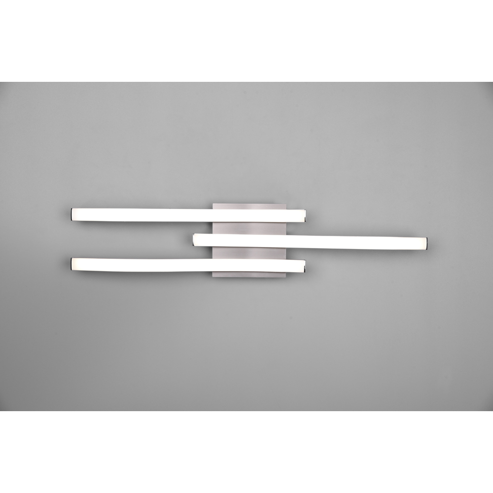 TRIO Route Matt Nickel 3 Light LED Ceiling Light Image 3