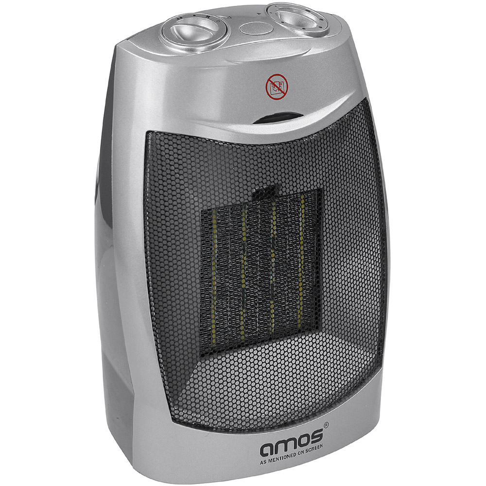 AMOS Ultra Fast Ceramic Fan Heater 1500W Image 1