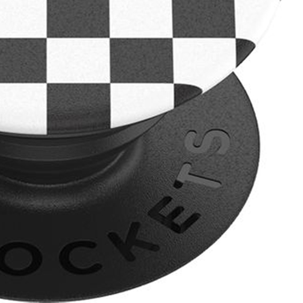 PopSockets PopGrip Checker Black Phone Grip Image 3