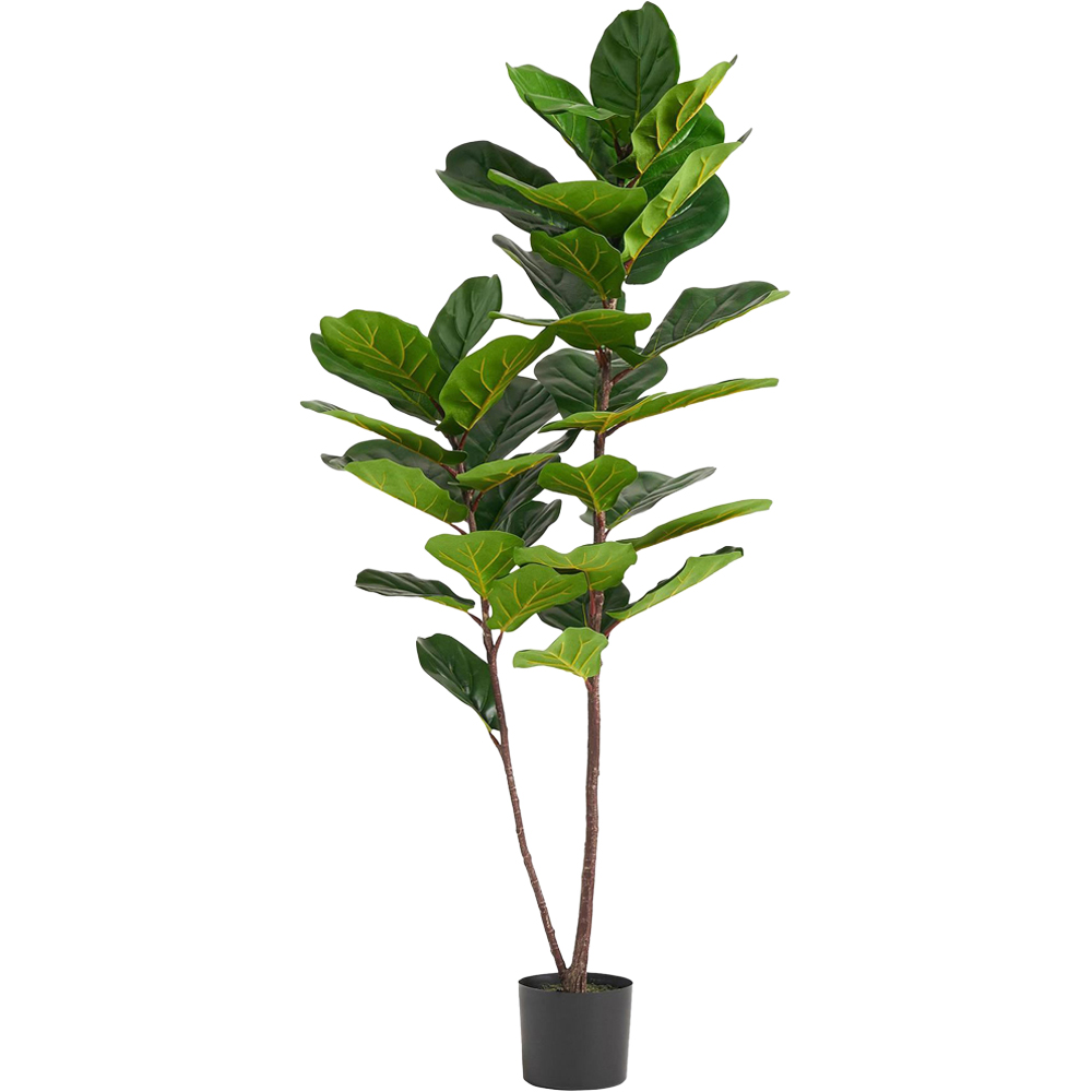 Botanik Fiddle Fig Artificial Tree in Pot 5ft Image 1
