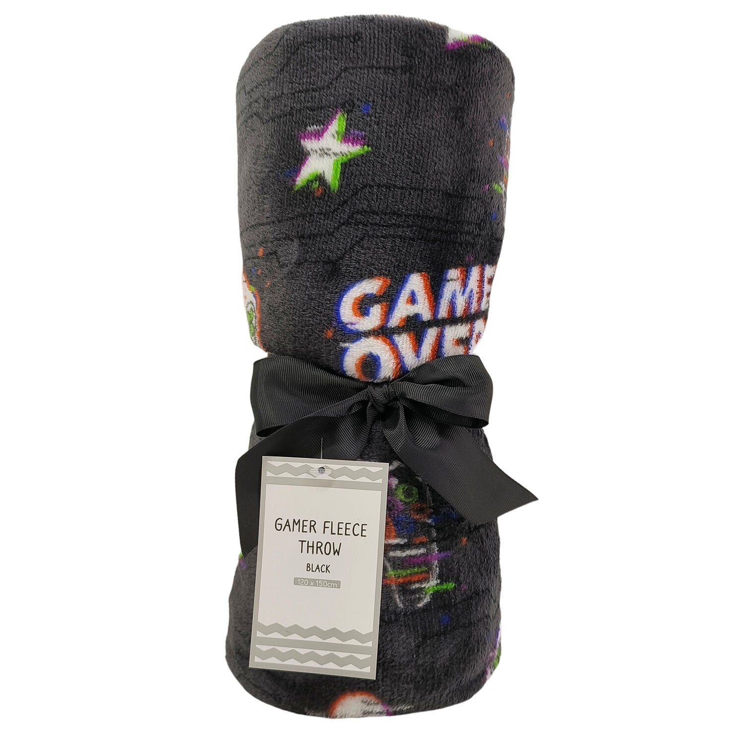 Gamer Fleece Throw - Black Image