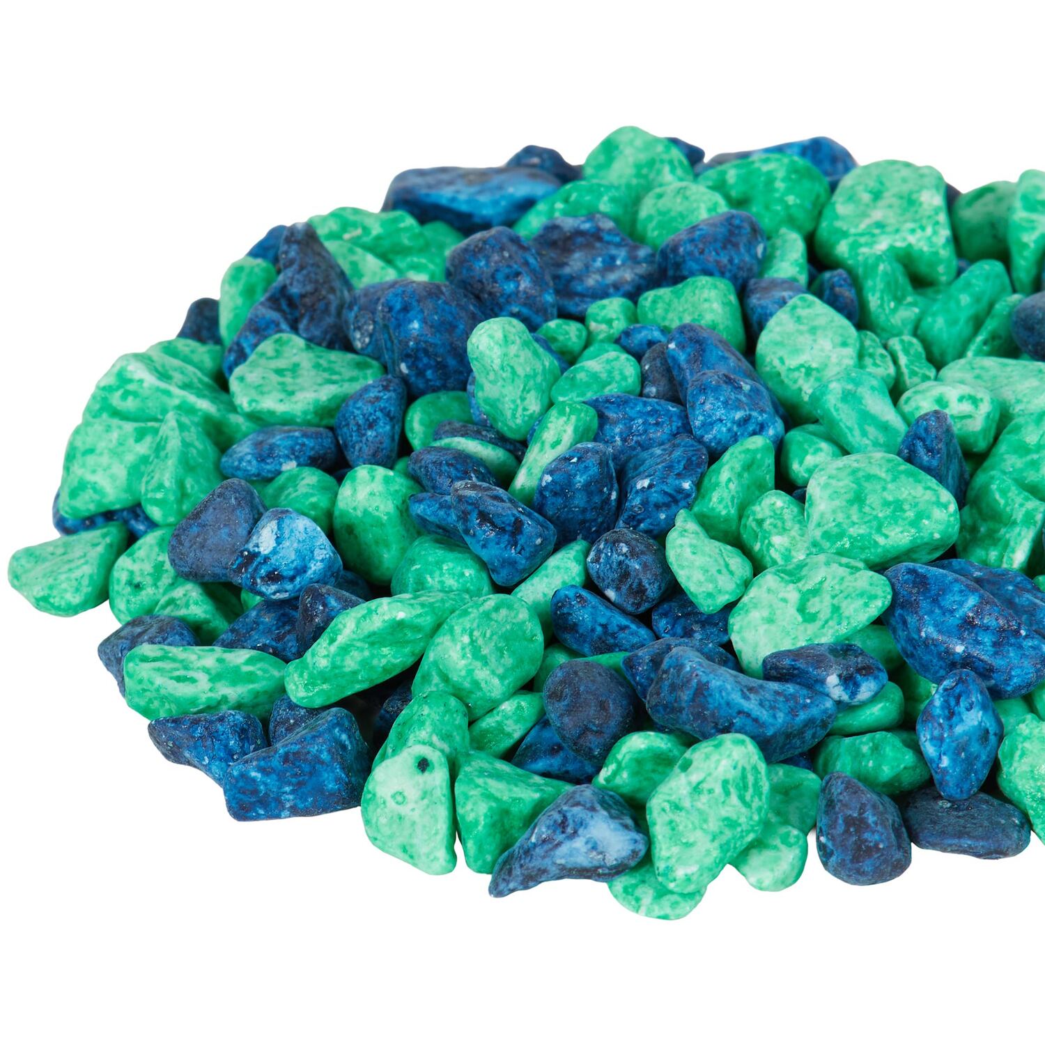 Fish Tank Gravel - Blue and Green Image 3
