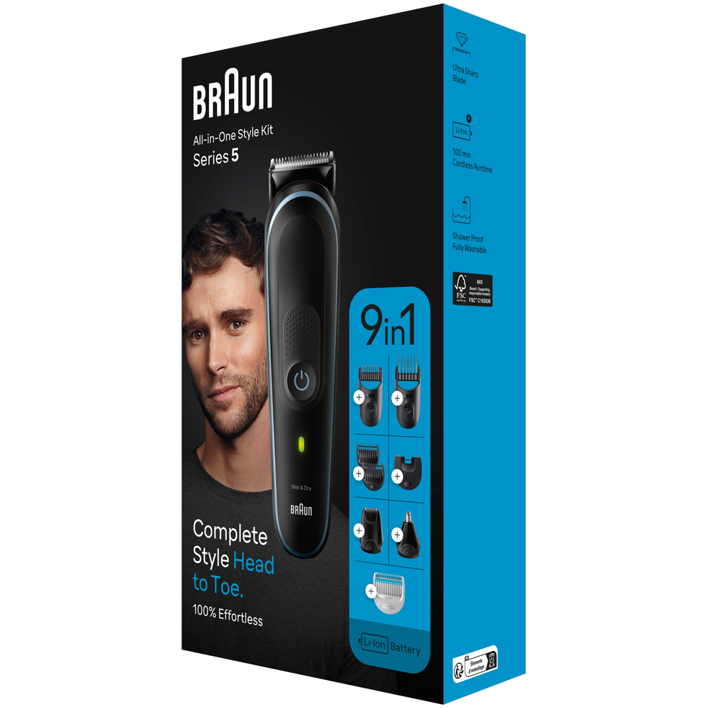 Braun Series 5 MGK5411 Style Kit Black Image 5