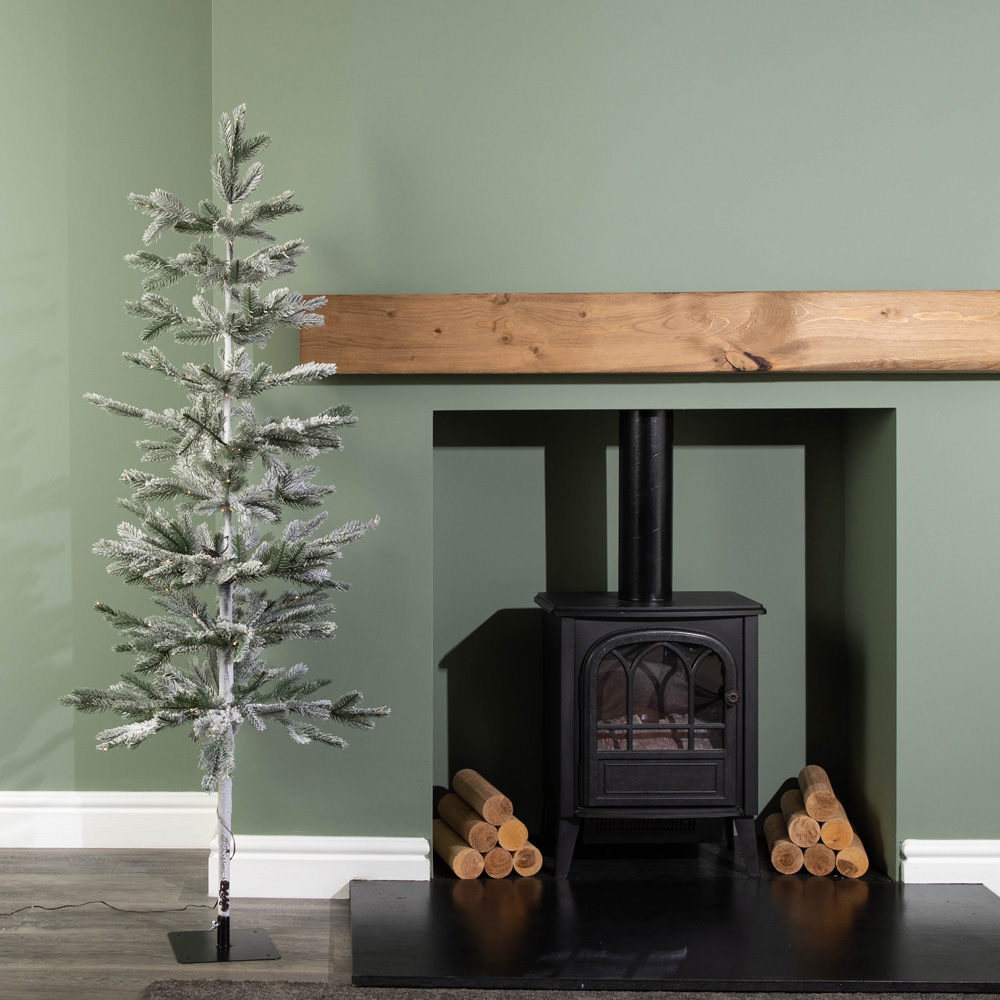 Samuel Alexander Warm White LED Pine Needle Christmas Tree 5ft Image 5