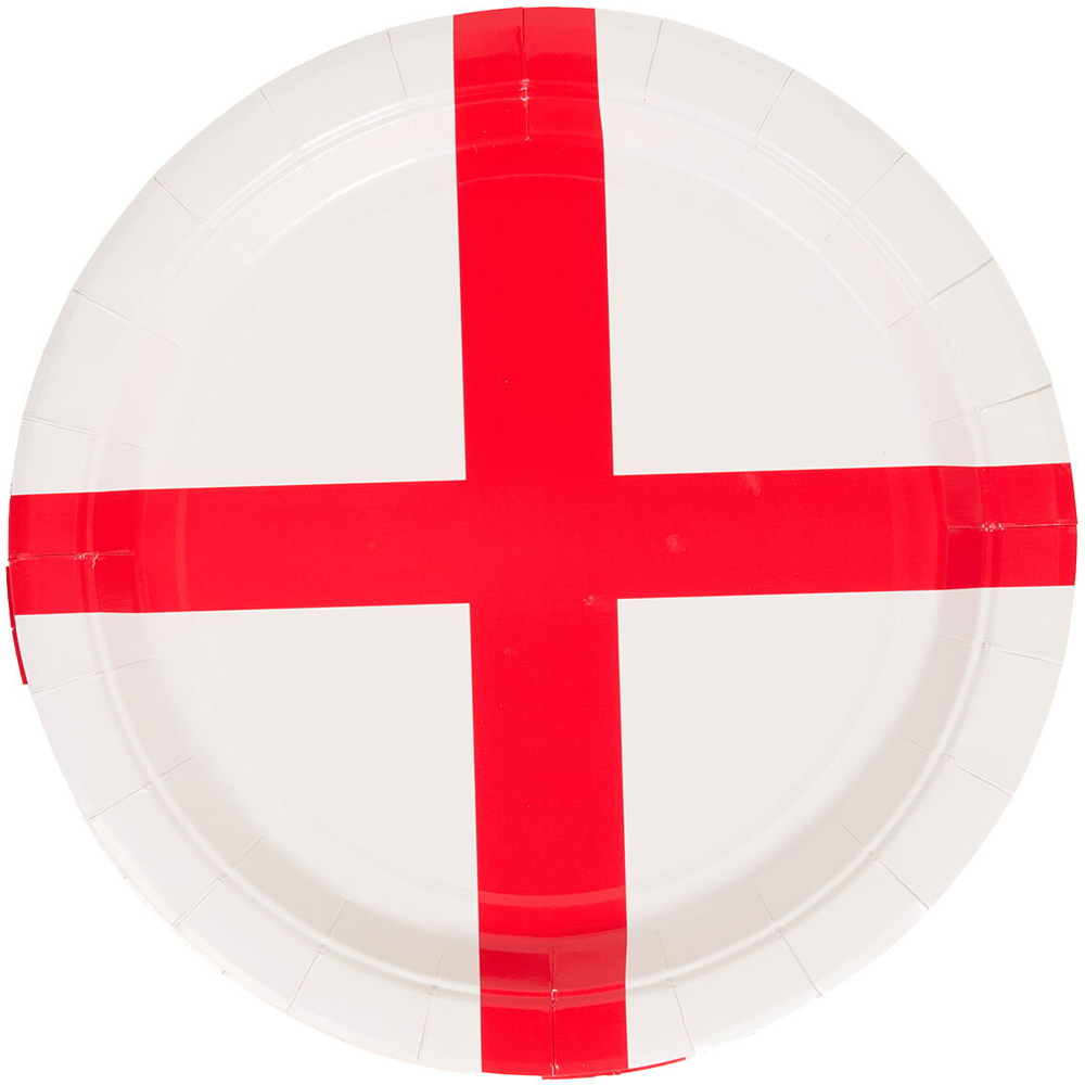 Pack of 10 World Cup 2026 England Paper Plates Image 2