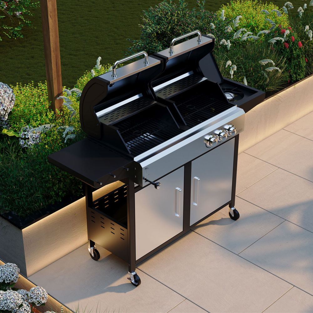 Charles Bentley Ottimo 465 Dual Fuel 2-Burner BBQ Image 8
