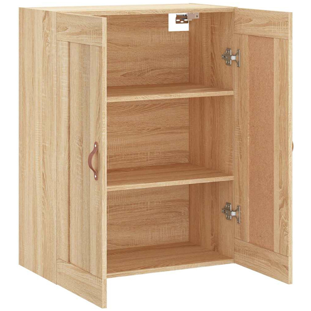 vidaXL 2 Door Sonoma Oak Wall Mounted Cabinet Image 6