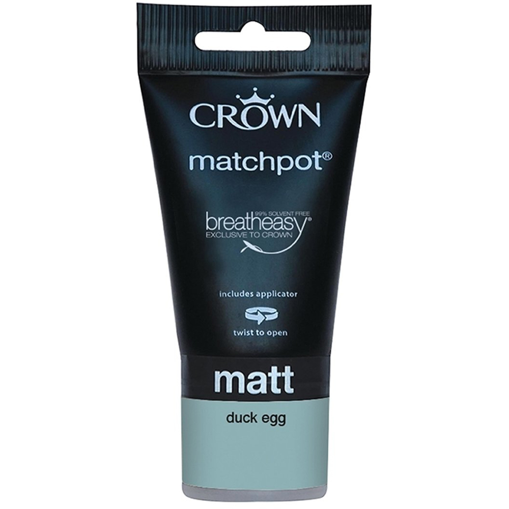 Crown Duck Egg Matt Breatheasy Tester Pot 75ml Image