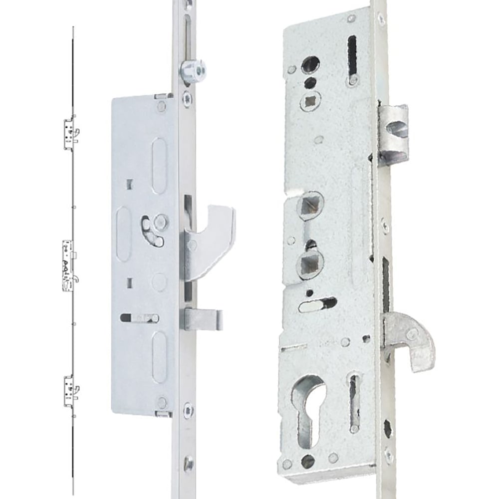 Crystal uPVC Double Glazed White Door Half Glass Half panel Right hand Clear Glass 840x2090mm Image 5