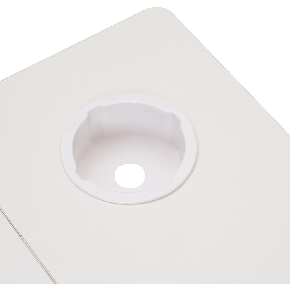 Living and Home 5 Position Adjustable White Foldable Laptop Bed Table with Cup Holder Image 4