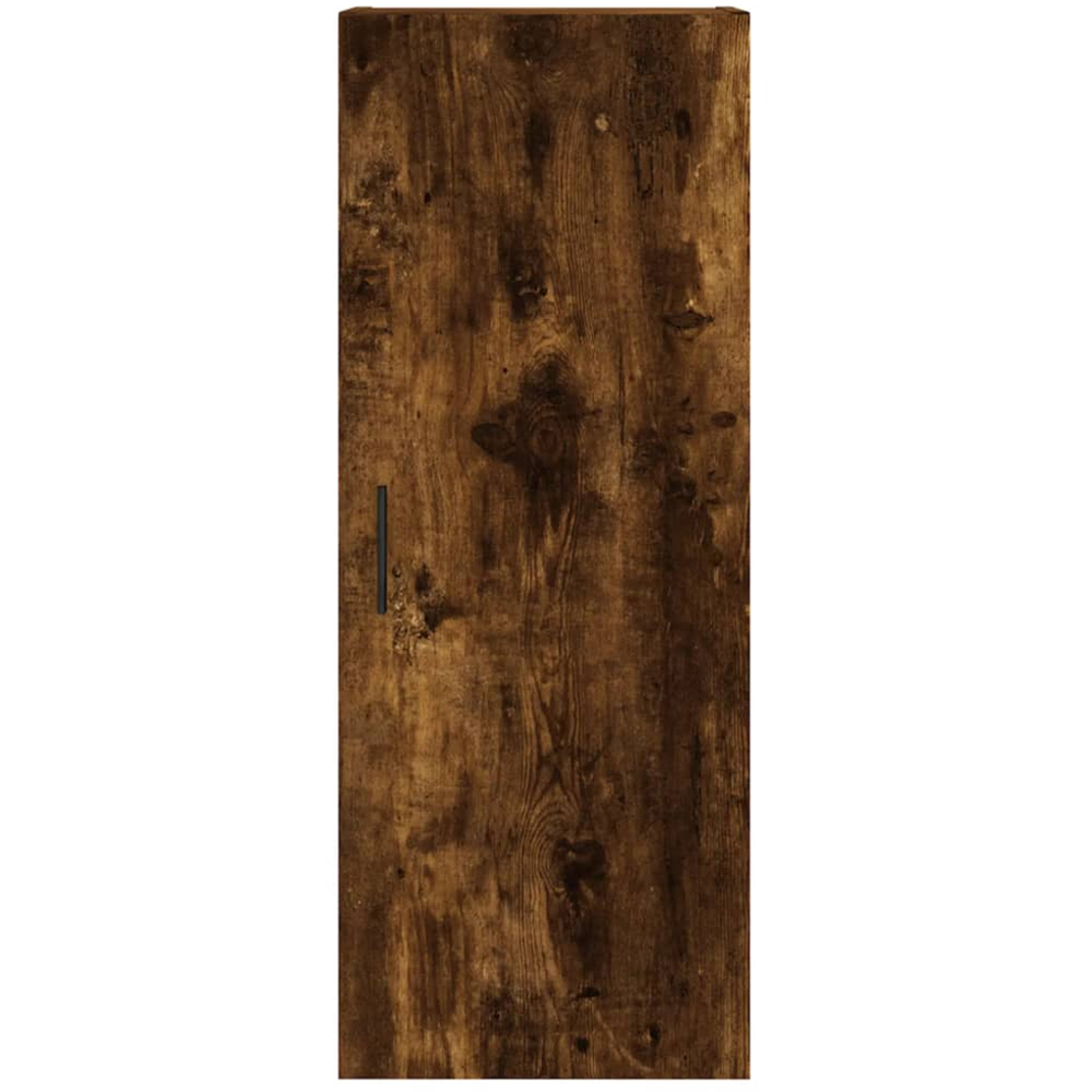 vidaXL Single Door 3 Shelf Smoked Oak Highboard Image 6