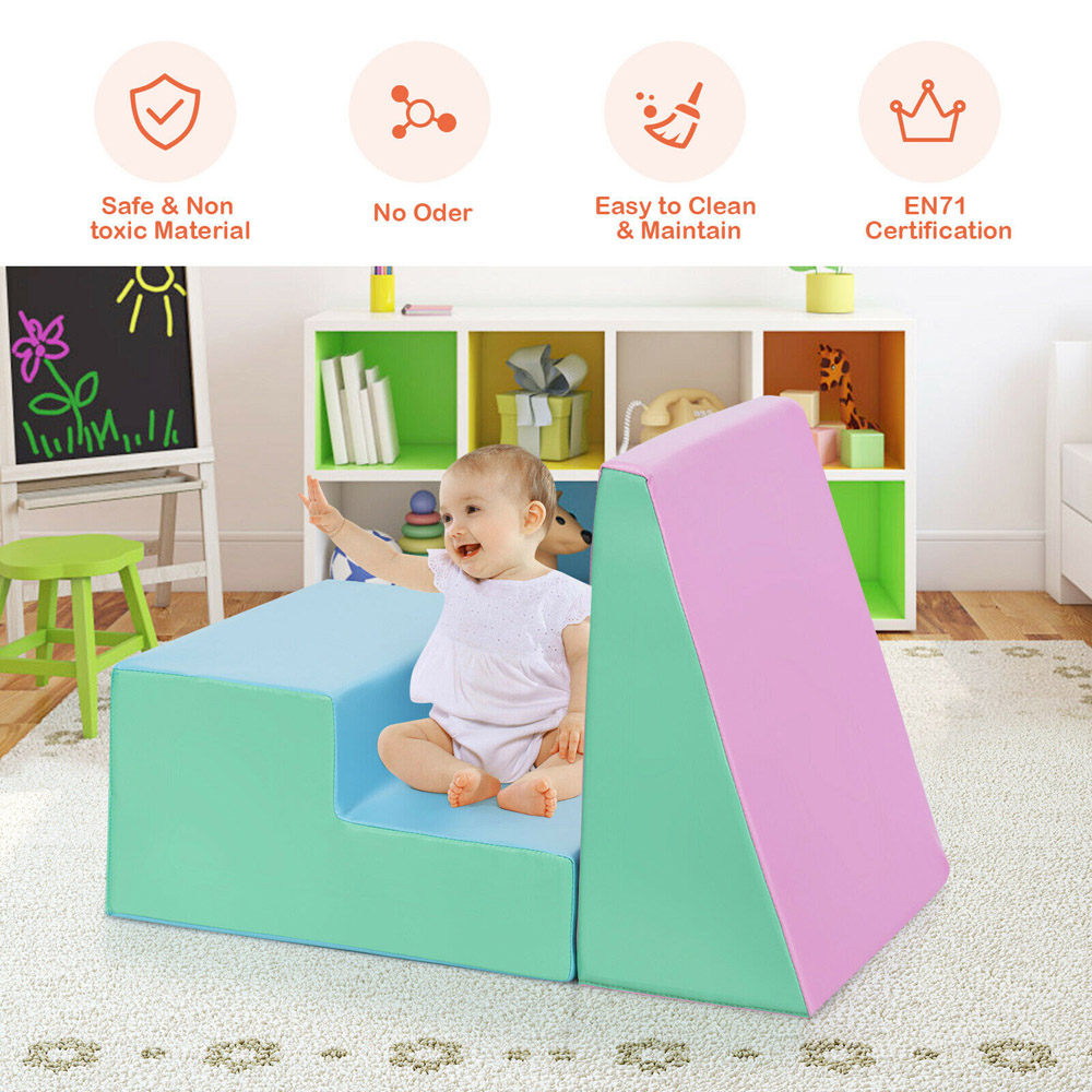 Costway Toddler Climb and Crawl Foam Playset Image 6