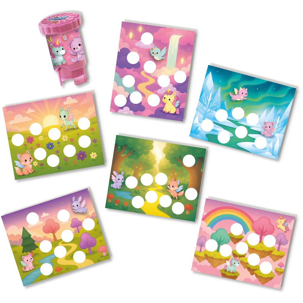 SES Creative Fantasy Animals Sticker Stamper Image 2