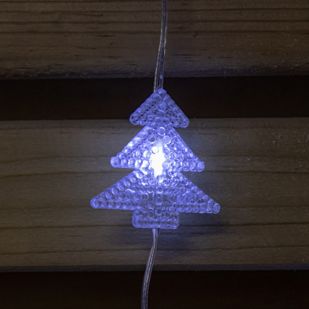 Samuel Alexander 108 White LED Christmas Tree Curtain Lights 1.2 x 1.2m Image 5